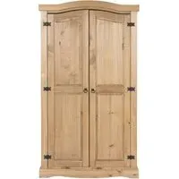 Corona Mexican 2 Door Wardrobe - Pine