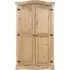 Corona Mexican 2 Door Wardrobe - Pine