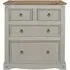 Corona Mexican 2+2 Drawer Chest - Grey, Pine
