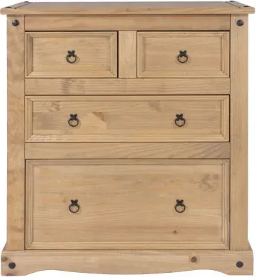 Corona Mexican 2+2 Drawer Chest - Pine image