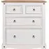 Corona Mexican 2+2 Drawer Chest - White, Pine