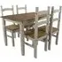 Corona Mexican Dining Set - Grey, Pine