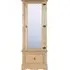 Corona Single Door Mirror Wardrobe with Drawer - Pine