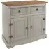 Corson 2 Door Small Sideboard - Grey, Mexican Pine