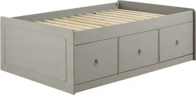 Corson Cabin Bed - Grey, Mexican Pine image