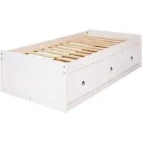 Corson Cabin Bed - White, Mexican Pine