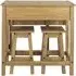 Corson Drop Leaf Table with 2 Stools - Mexican Pine