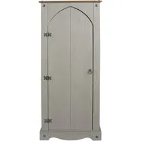 Corson Hall Cabinet - Grey, Mexican Pine