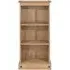 Corson Low Narrow Bookcase - Mexican Pine