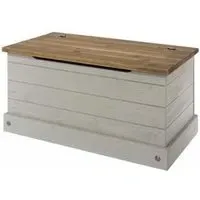 Corson Storage Trunk - Grey, Mexican Pine