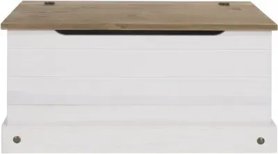 Corson Storage Trunk - White, Mexican Pine