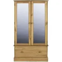 Costilla 2 Door Combi Wardrobe - Pine