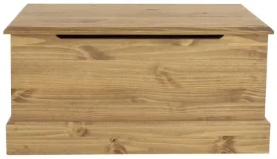 Costilla Pine Ottoman Storage Trunk image