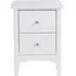 Cottle 2 Drawer Bedside Cabinet - White