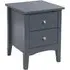 Cottle 2 Drawer Petite Bedside Cabinet - Blue