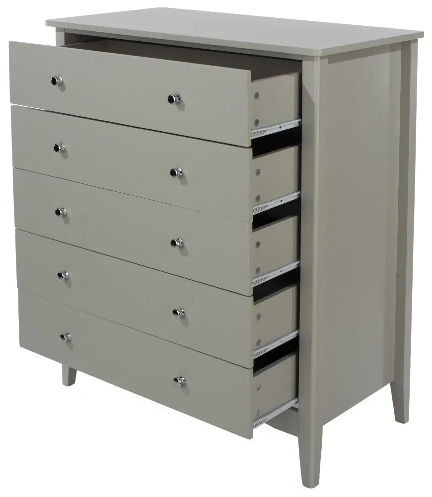 Cottle 5 Drawer Chest - Grey
