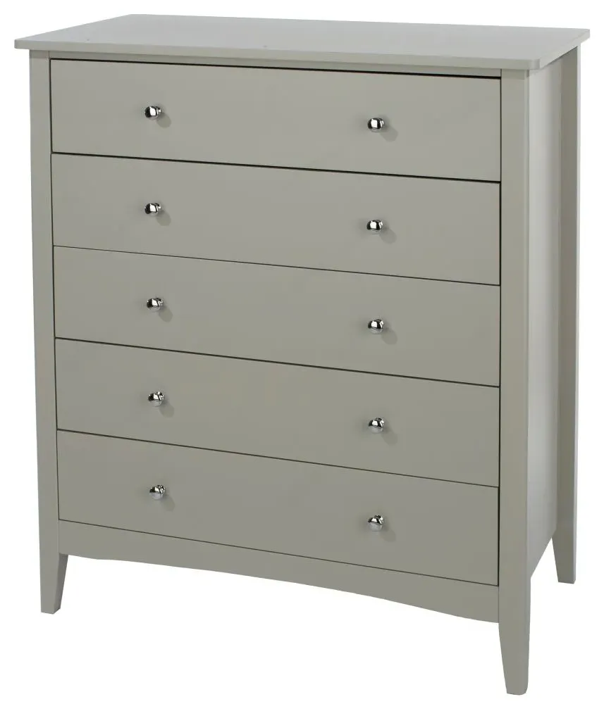 Cottle 5 Drawer Chest - Grey