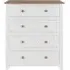 Crockett 4 Drawer Chest - White, Pine
