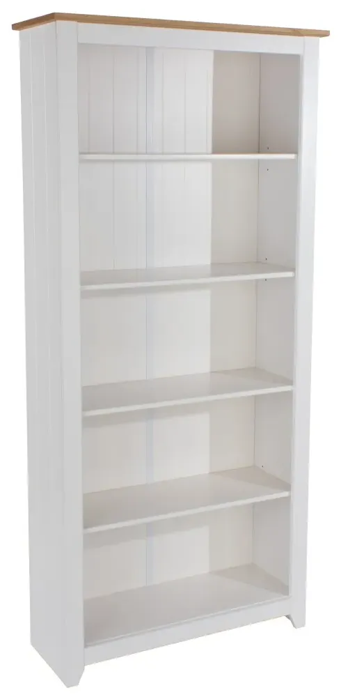 Crockett Tall Bookcase - White