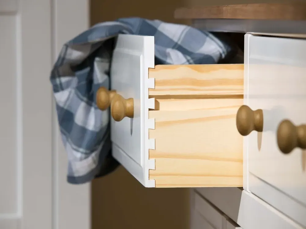 Crockett Wide Chest of Drawers - White