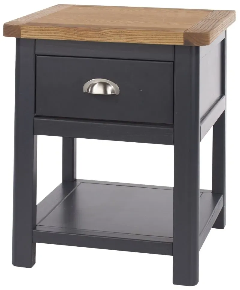 Denton 1 Drawer Bedside Cabinet - Blue