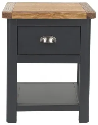 Denton 1 Drawer Bedside Cabinet - Blue image