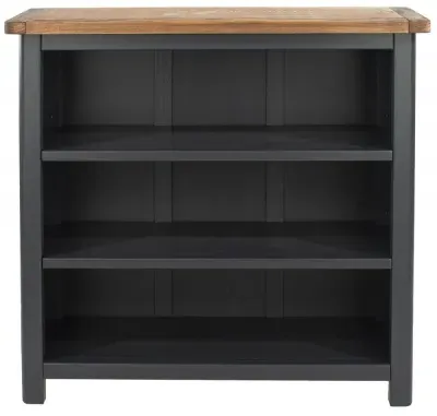 Dunkeld 2 Shelf Low Bookcase - Blue image