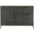 Hanwell 2 Door Small Sideboard - Grey, Wood Effect