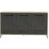 Hanwell 3 Door Sideboard - Grey, Wood Effect