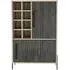 Hanwell Drink Cabinet - Grey, Wood Effect