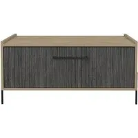 Hanwell Storage Coffee Table - Grey, Wood Effect