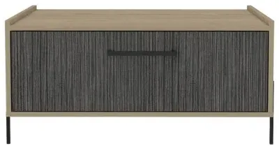 Hanwell Storage Coffee Table - Grey, Wood Effect image