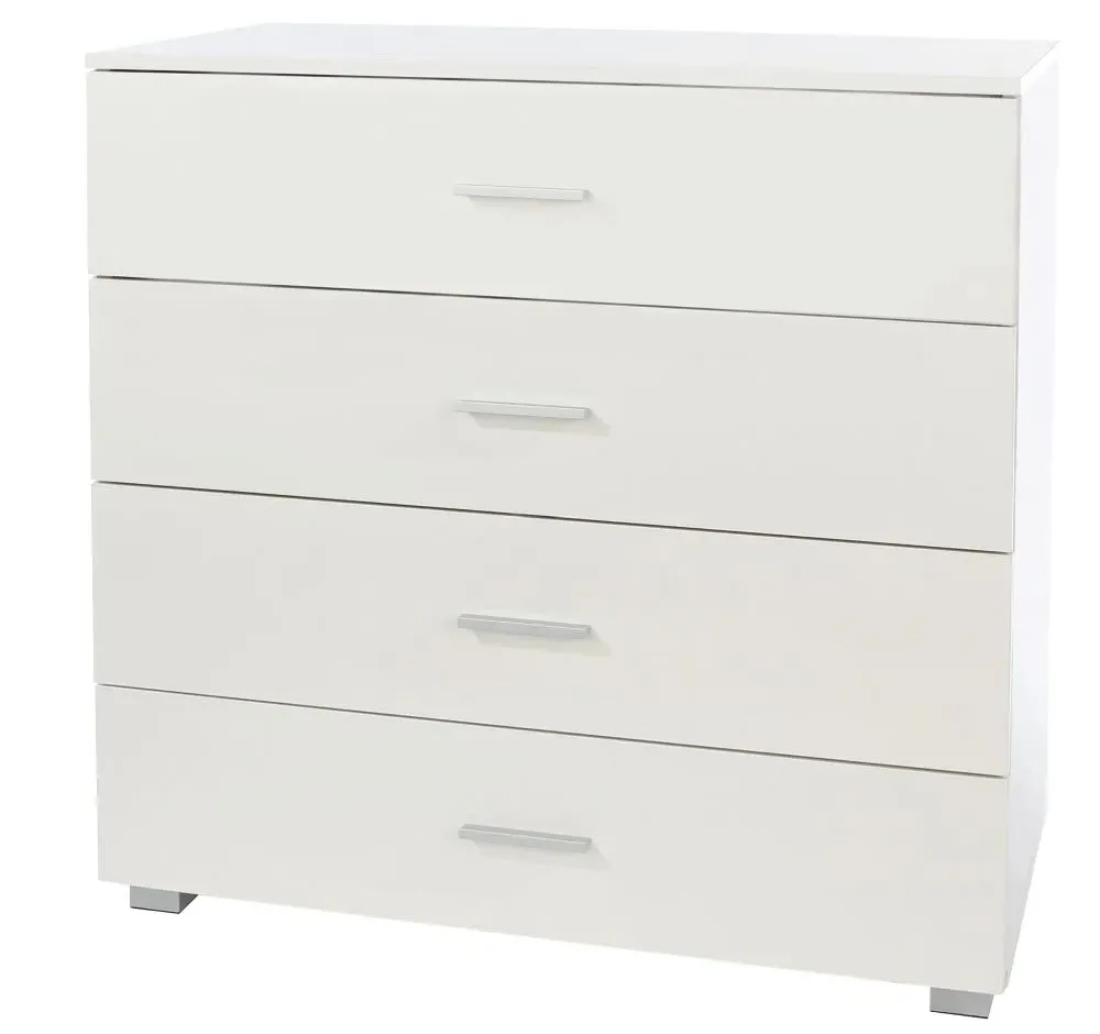 Lorain 4 Drawer Chest - White