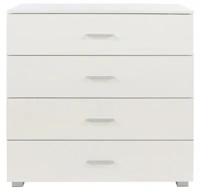 Lorain 4 Drawer Chest - White