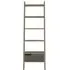 Morton Ladder Bookcase - Grey, Pine