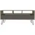 Morton Large TV Unit with Hairpin Legs - Grey