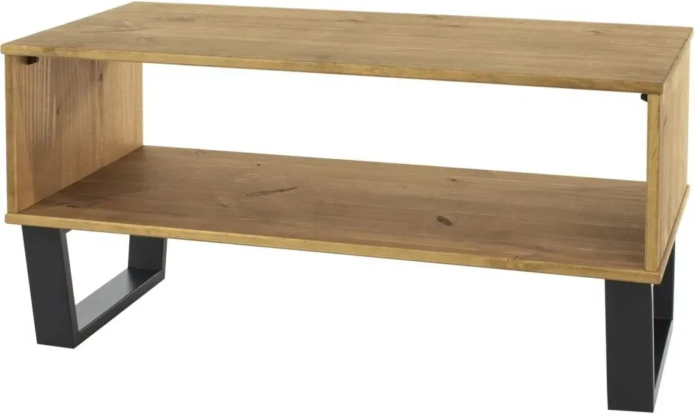 Tensas Open Coffee Table - Oak Effect
