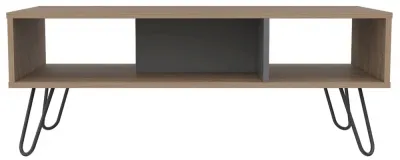 Valley Coffee Table with Hairpin Legs - Grey image