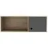 Valley Wall Storage Unit - Grey, Melamine