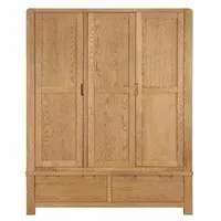 Bergen 3 Door Wardrobe - Oak