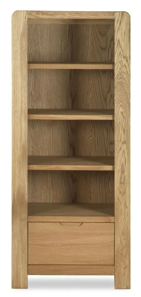 Bergen Oak 1 Drawer Tower Unit - Lacquered