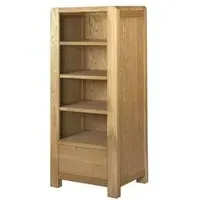 Bergen Oak 1 Drawer Tower Unit - Lacquered