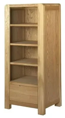 Bergen Oak 1 Drawer Tower Unit - Lacquered image