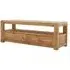 Bergen Oak 140cm TV Unit with Storage - Lacquered