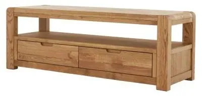 Bergen Oak 140cm TV Unit with Storage - Lacquered image