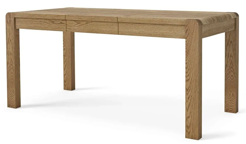 Bergen Oak 2-6 Seater Extending Dining Table - Oak