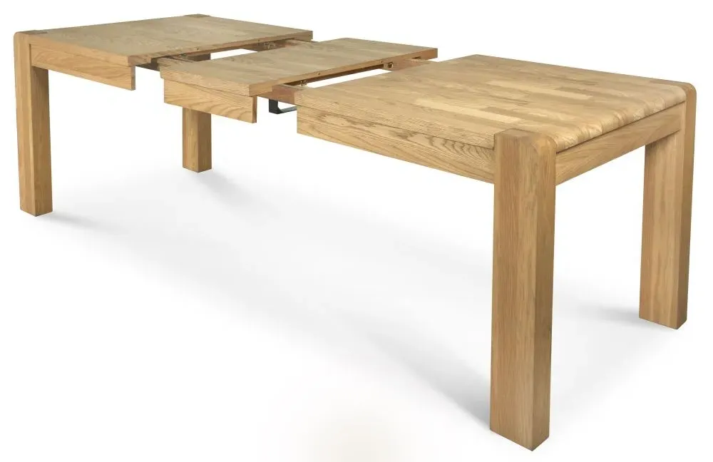 Bergen Oak 6-8 Seater Extending Dining Table - Oak