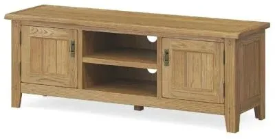 Burford Oak 150cm TV Unit - Hand Waxed image