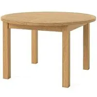 Burford Oak Round 4-6 Seater Extending Dining Table