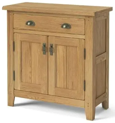 Burford Oak Small 2 Door Sideboard - Hand Waxed image